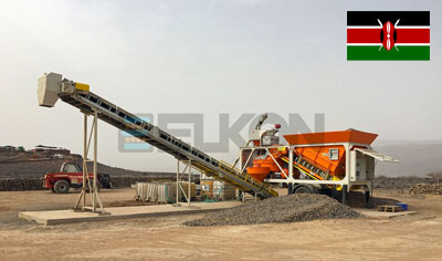 Elkon’s Mix Master-30 Concrete Plant Started To Operate In Kenya