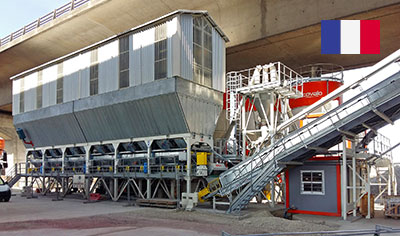 The Powerful Concrete Plant ELKOMIX-120 Started Up in France