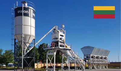 ELKON объявляет об очередном успешном дистанционном запуске бетонного завода в Литве