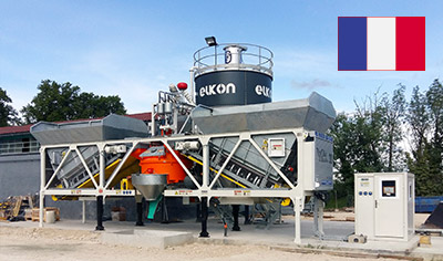 FRANCE: MIX MASTER-30 Mobile Concrete Batching Plant in Toulouse Region