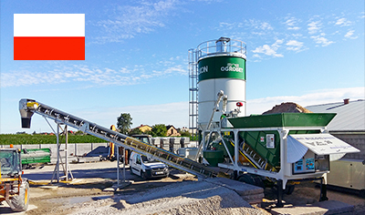 Mix Master 30 On-Site Batching Plant for Polish Construction Company 