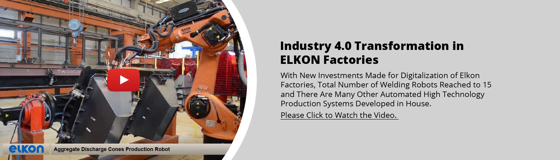 Industry 4.0 Transformation in ELKON Factories 