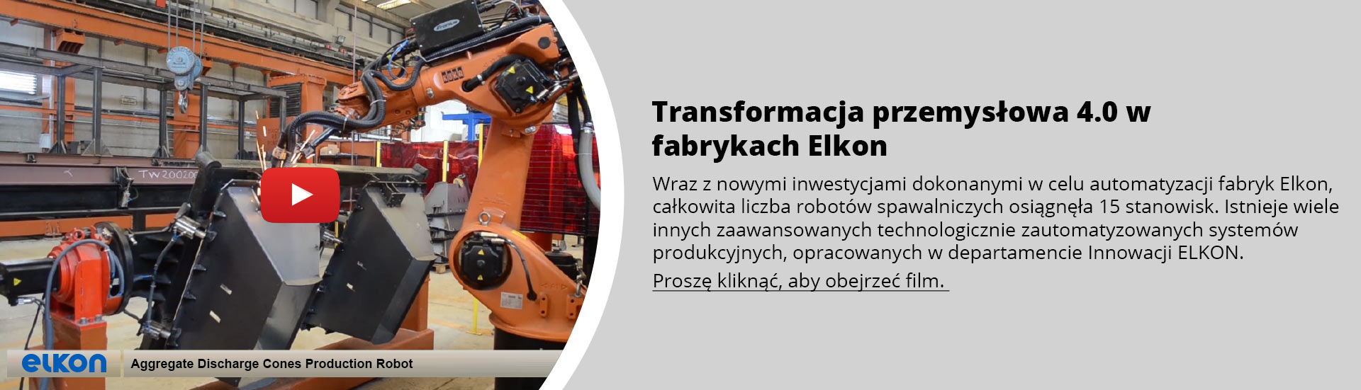 Transformacja przemysłowa 4.0 w  fabrykach Elkon