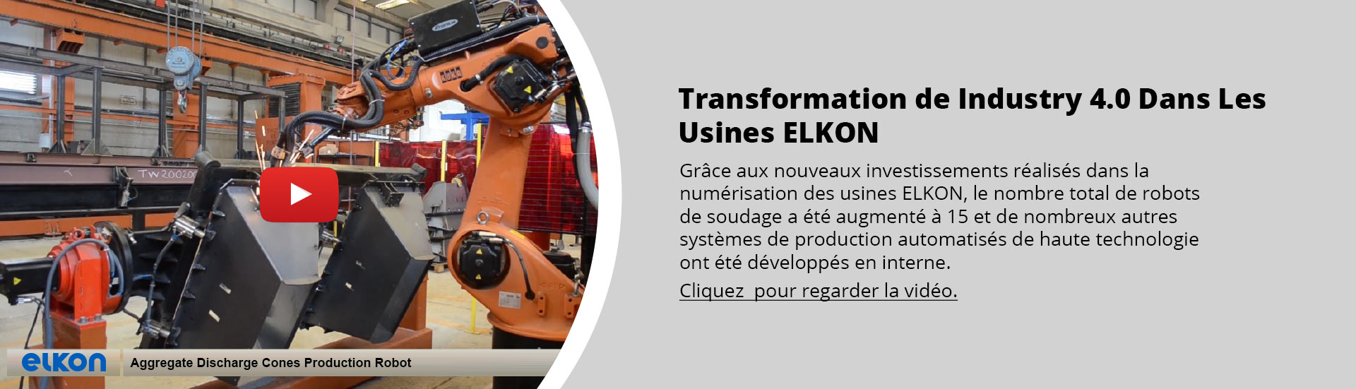 La révolution industrielle 4.0 dans les usines ELKON