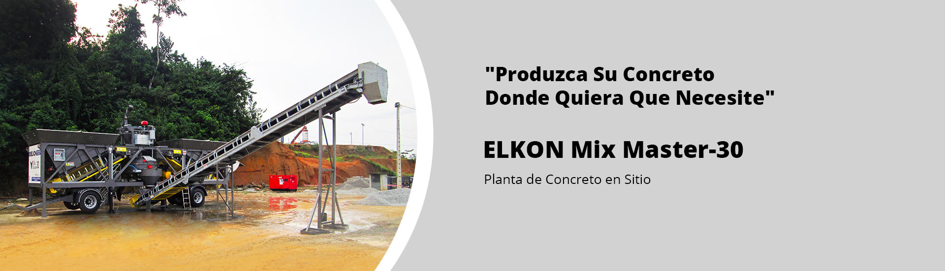 ELKON Mix Master-30 Planta de Concreto en Sitio