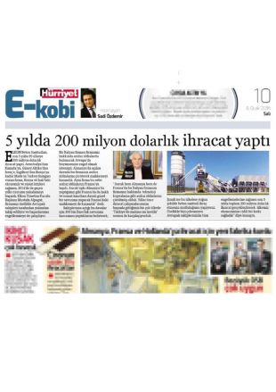 Hürriyet Gazetesi 2015 Ekobi