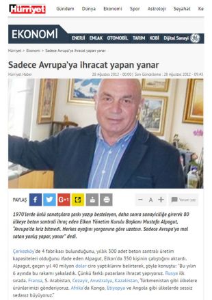 Hurriyet Gazetesi 2012